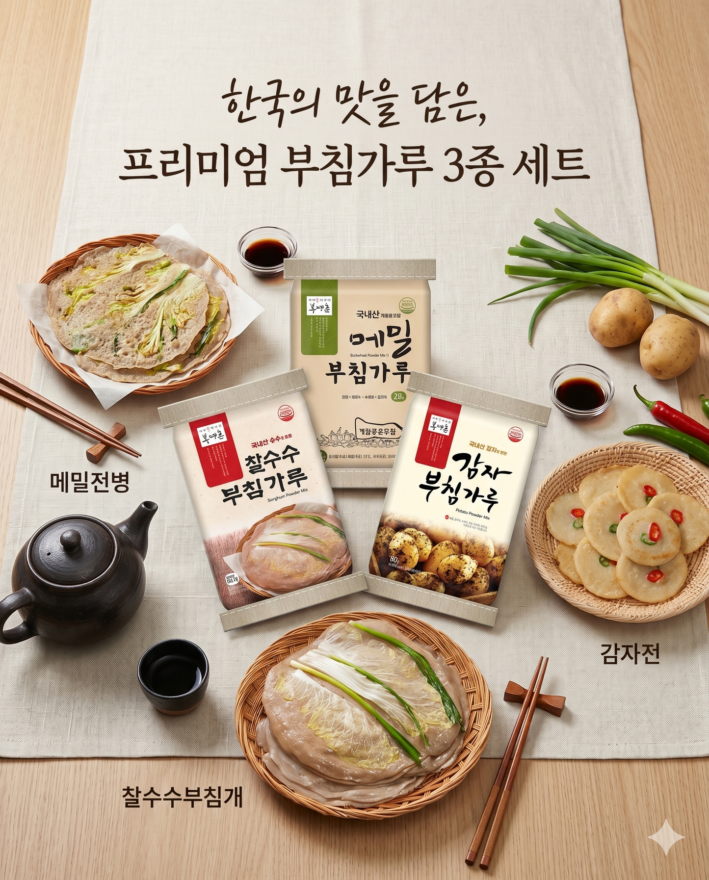 봉평 부침 가루