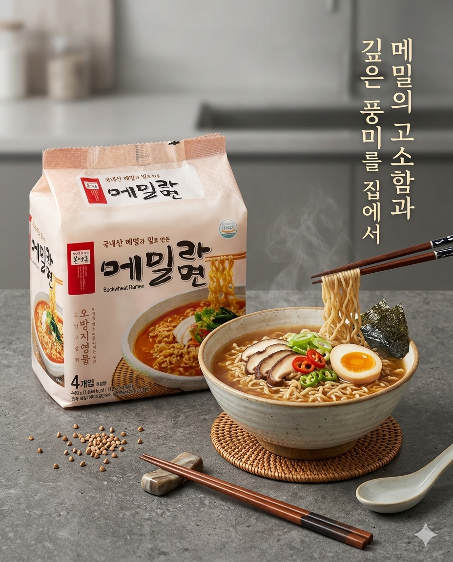 봉평 메밀 라면