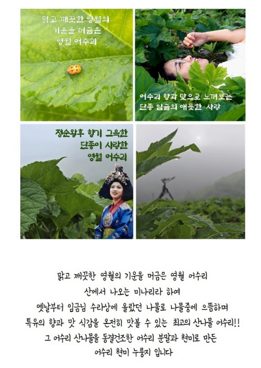어수리 현미 누룽지