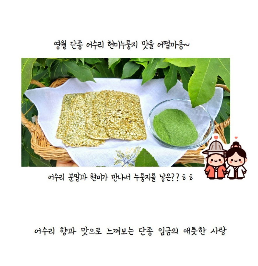 어수리 현미 누룽지